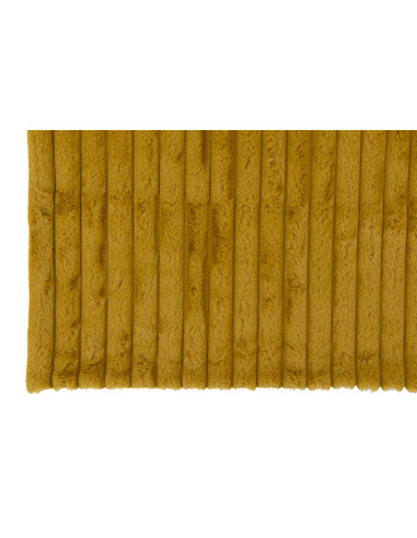 Coton côtelé en polyester ocreJ-Line