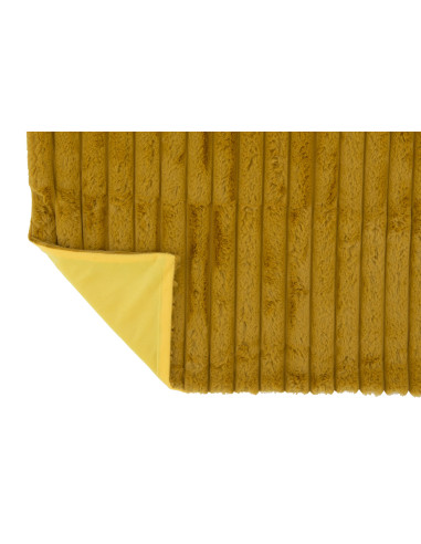 Coton côtelé en polyester ocreJ-Line