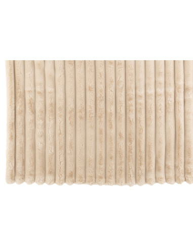 Tartan en polyester côtelé beigeJ-Line