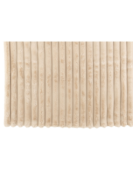 Tartan en polyester côtelé beigeJ-Line