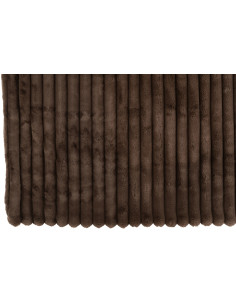 Carreaux en velours côtelé polyester chocolatJ-Line 2