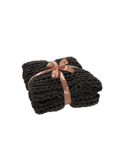 Gris foncé en acrylique tricoté à carreauxJ-Line 2