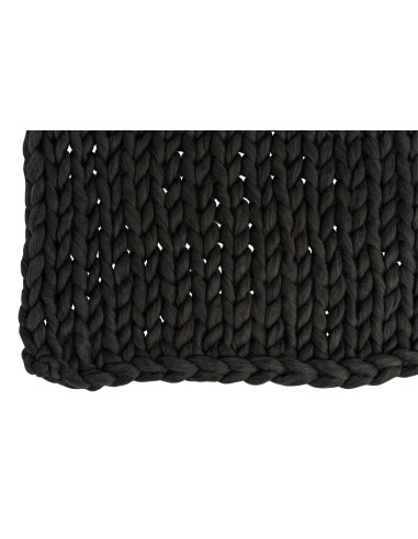 Gris foncé en acrylique tricoté à carreauxJ-Line