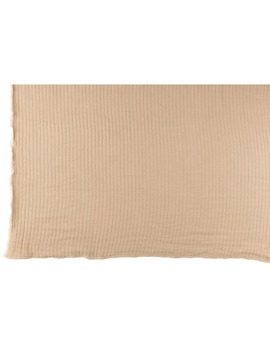 Carreaux en peluche Teddy Couture en coton/polyester beigeJ-Line