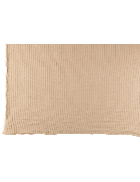 Carreaux en peluche Teddy Couture en coton/polyester beigeJ-Line