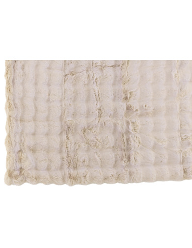 Vague à carreaux en polyester ivoireJ-Line