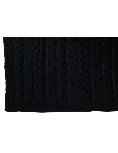 Torsion en polyester à carreaux noirJ-Line