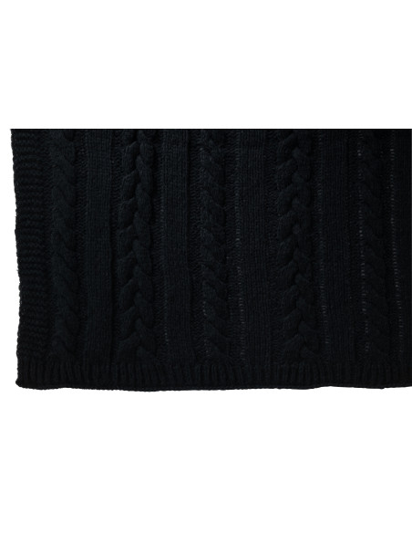 Torsion en polyester à carreaux noirJ-Line