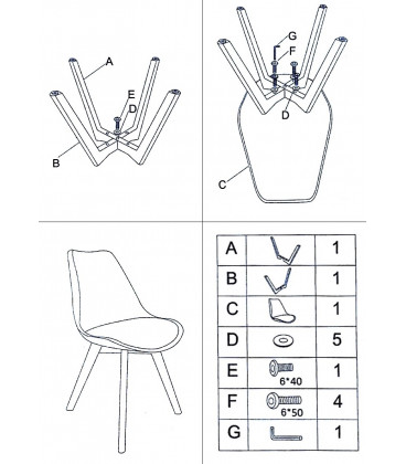 Chaise Copenhague Vert Thym + Coussin