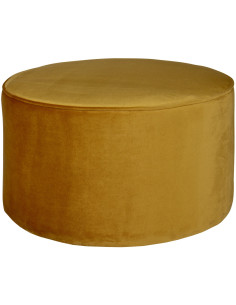 Pouf Rond Sara OcreWOOOD by De Eekhoorn