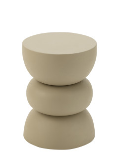 Tabouret Bois De Manguier Blanc jline jolipa