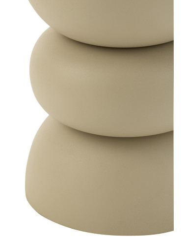 Tabouret Bois De Manguier Blanc jline jolipa