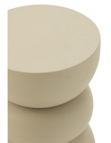 Tabouret Bois De Manguier Blanc jline jolipa