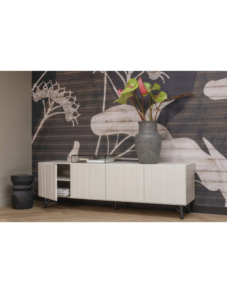 Tabouret Bois Bikkel Noir 40xØ28CMWOOOD by De Eekhoorn