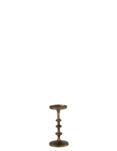 Porte-bougie Luz en aluminium bronze grandJ-Line