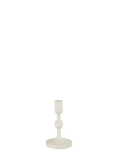 Porte-bougie Boules Aluminium Blanc PetitJ-Line