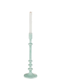 Bougeoir classique en aluminium bleu LJ-Line 2