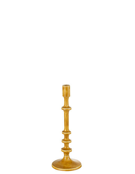 Porte-bougie classique en aluminium ocre SJ-Line