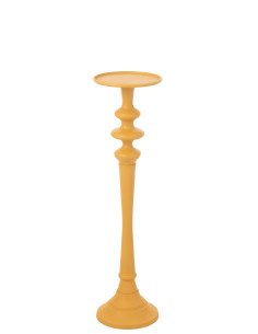 Porte-bougie Haut en Aluminium Ocre PetitJ-Line