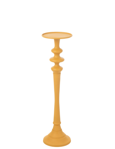 Porte-bougie Haut en Aluminium Ocre PetitJ-Line