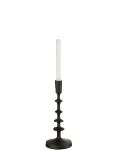 Porte-bougie Izy en aluminium noir petitJ-Line 2