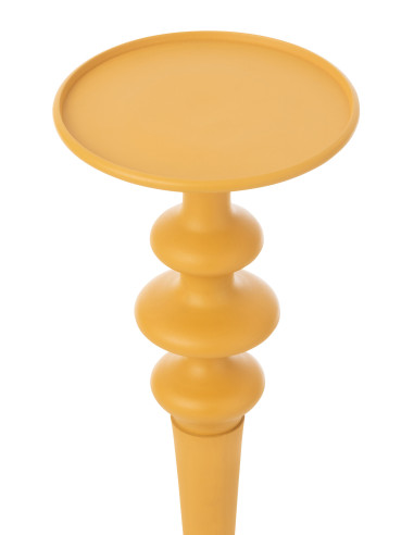 Porte-bougie Haut en Aluminium Ocre PetitJ-Line