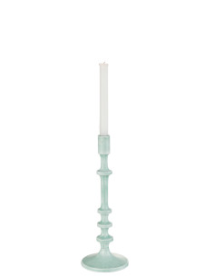 Porte-bougie classique en aluminium bleu SJ-Line 2