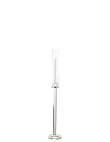 Porte-bougie en verre transparent Moira petitJ-Line