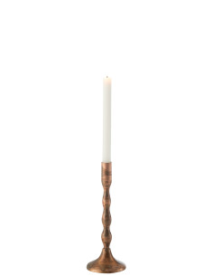 Porte-bougie en métal cuivré petitJ-Line 2