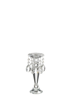 Porte-bougie Louise en cristal transparent petitJ-Line