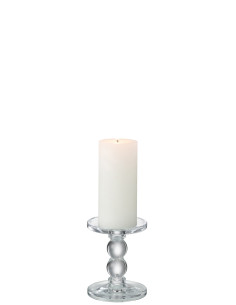 Porte-bougie en verre transparent petitJ-Line 2