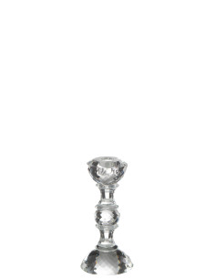 Porte-bougie Marie en cristal transparent petitJ-Line
