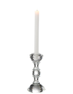 Porte-bougie Marie en cristal transparent petitJ-Line 2