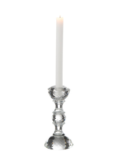 Porte-bougie Marie en cristal transparent petitJ-Line