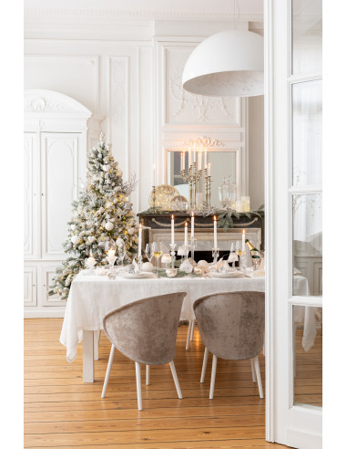 Bougeoir en verre transparent de grande tailleJ-Line