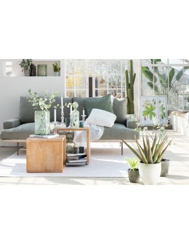 Bougeoir en verre transparent de grande tailleJ-Line