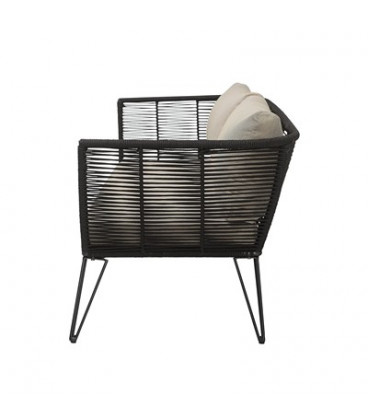 Banquette Mundo Black - Outdoor Bloomingville