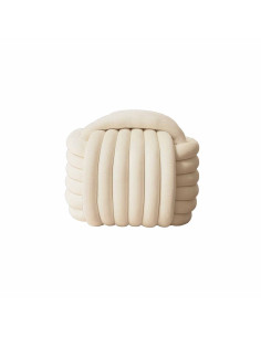 Pouf passementerie écru opjet