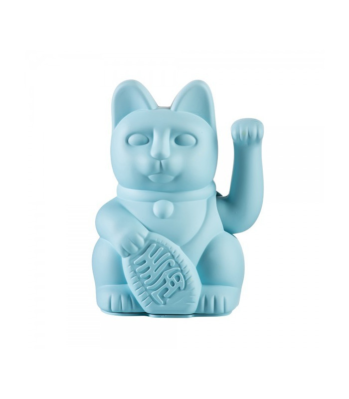 Chat Porte-Bonheur Maneki-Neko Bleu "INTELLIGENCE ET ...