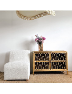 Fauteuil Loft bouclette naturelle opjet 2