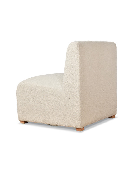 Fauteuil Loft bouclette naturelle opjet