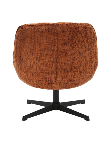 Fauteuil Pauline chenille marron opjet