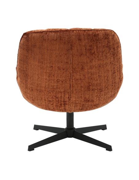 Fauteuil Pauline chenille marron opjet Fauteuil Pauline chenille marron opjet