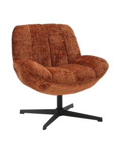 Fauteuil Pauline chenille marron opjet