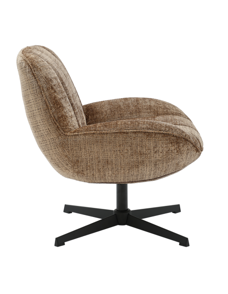 Fauteuil Pauline chenille sable opjet Fauteuil Pauline chenille sable opjet