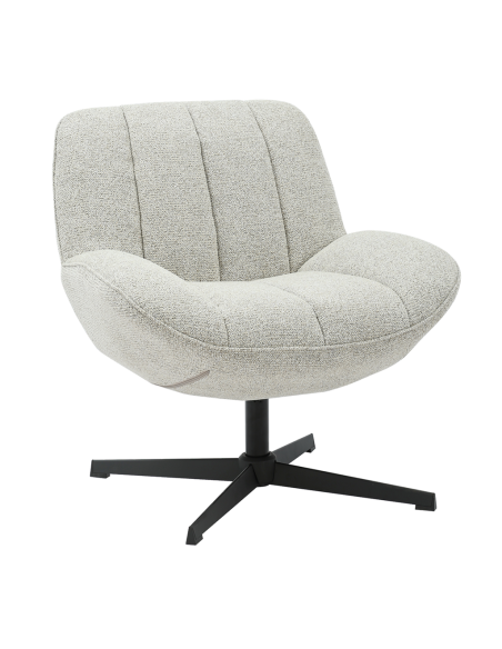 Fauteuil Pauline chenille beige opjet