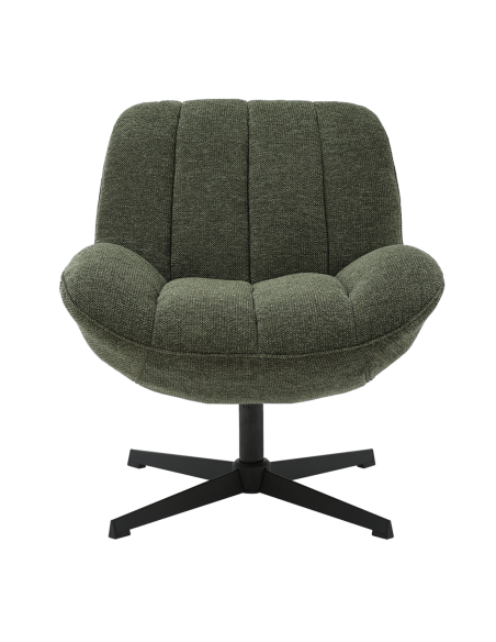 Fauteuil Pauline toile kaki opjet Fauteuil Pauline toile kaki opjet