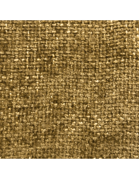 Fauteuil rondeur chenille tissé pivotant kaki opjet