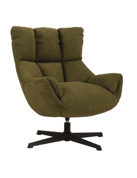 Fauteuil Léon pivotant kaki opjet Fauteuil Léon pivotant kaki opjet
