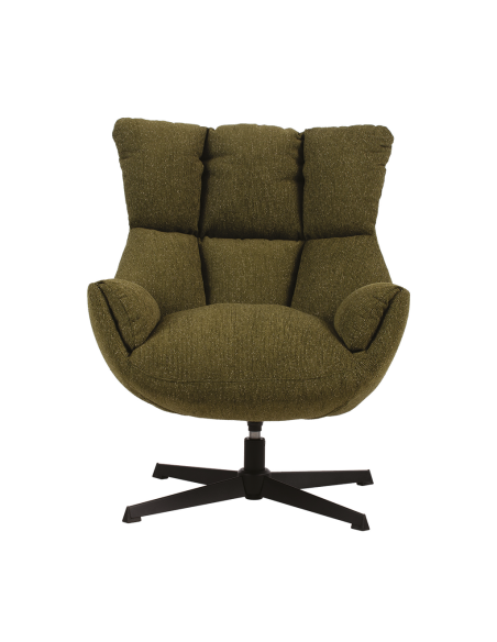 Fauteuil Léon pivotant kaki opjet Fauteuil Léon pivotant kaki opjet